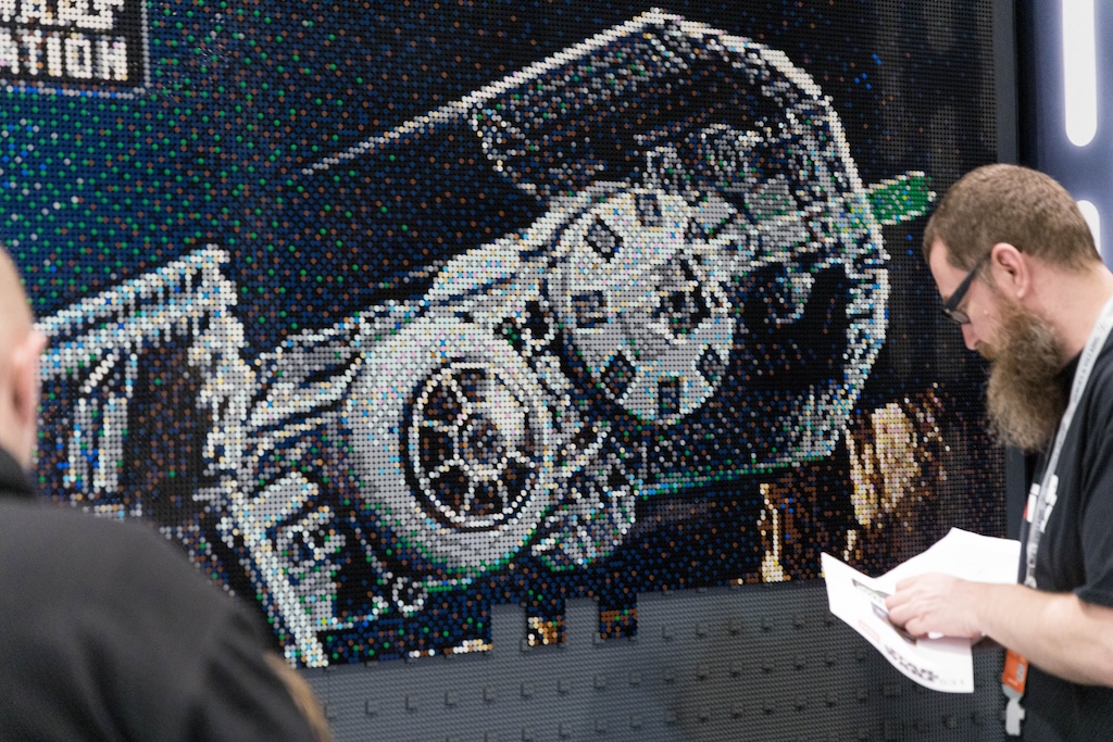 A lego mural